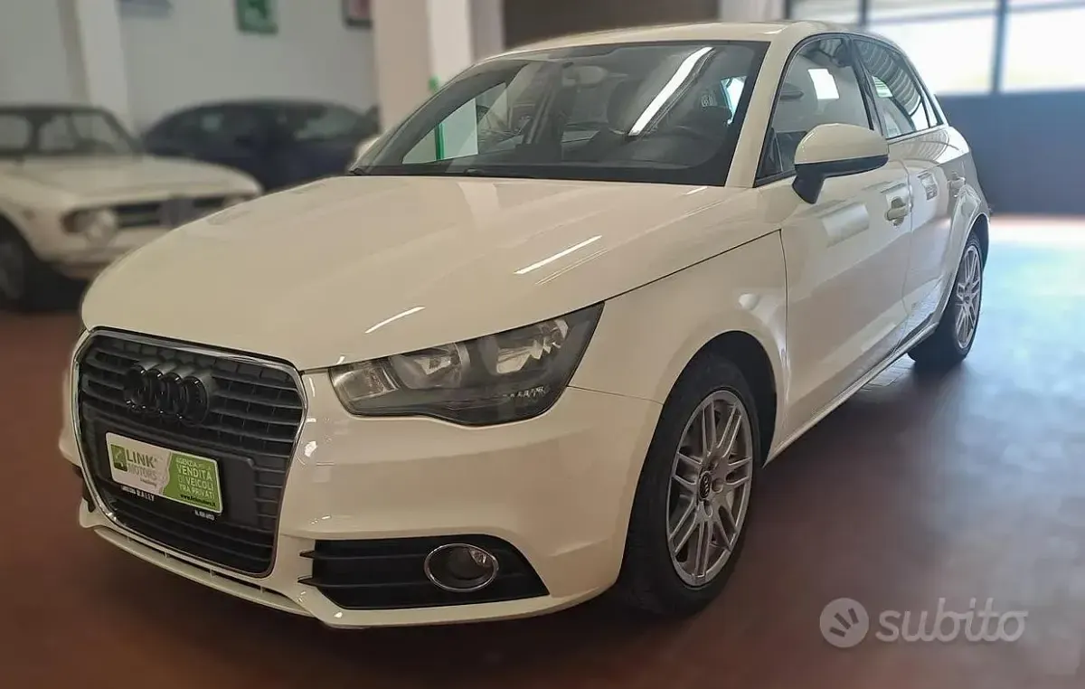 Usata Audi A1 S-Line 90 CV (66 kW) 2013 Bianco Utilitaria
