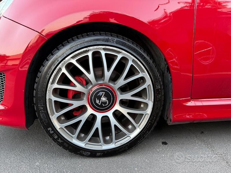 Usata Abarth 595 Turismo 160 CV (117 kW) 2015 Rosso Berlina