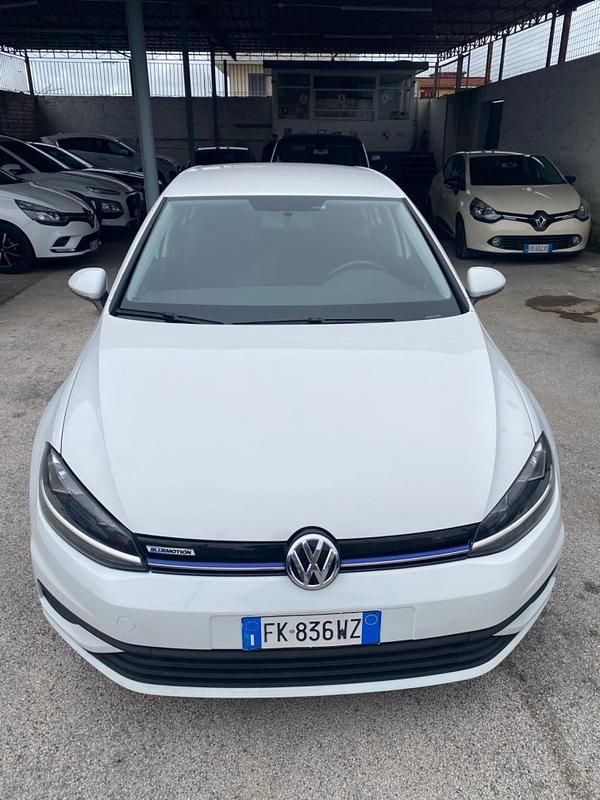 Usata VW Golf VII 110 CV (80 kW) 2017 Bianco Berlina