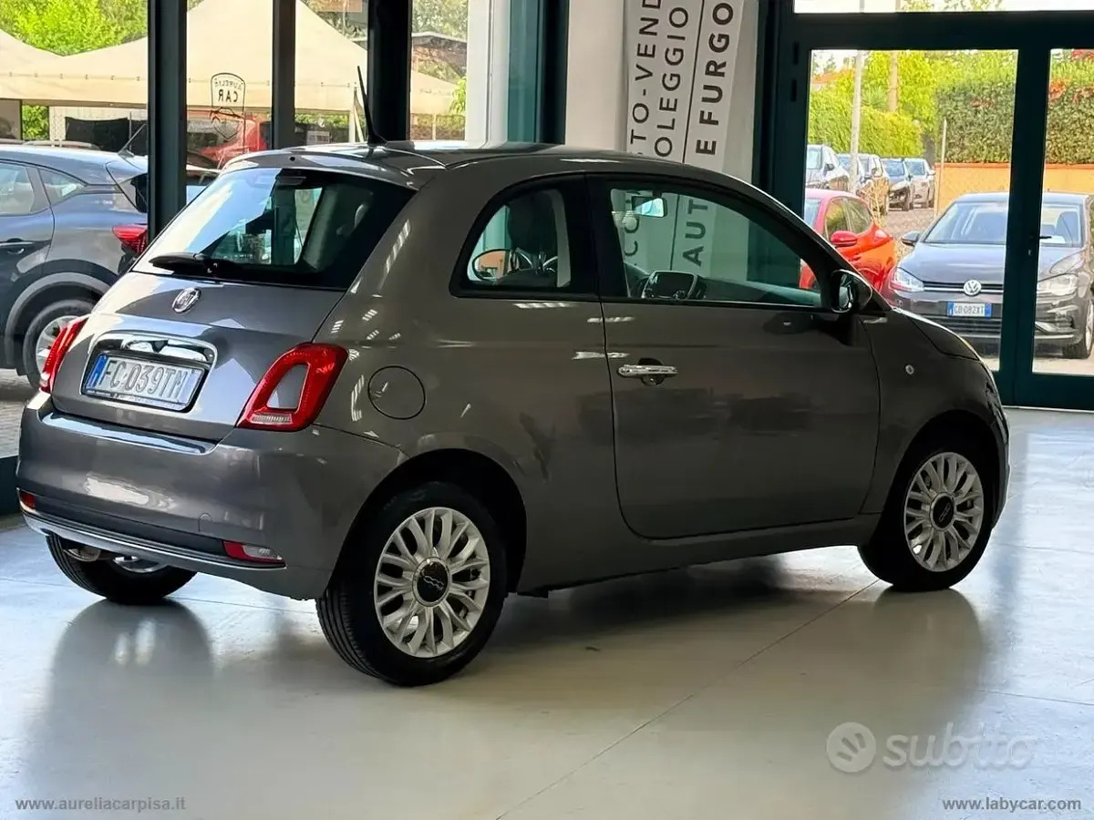 Usata Fiat 500 Lounge 69 CV (50 kW) 2016 Grigio Berlina