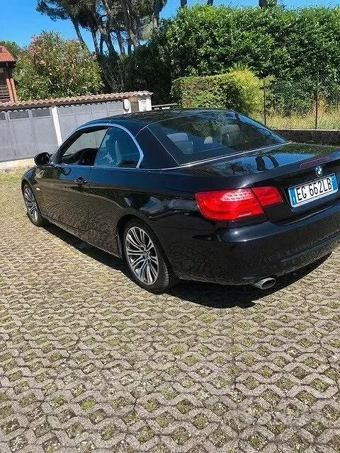 Usata BMW 320 Cabriolet 184 CV (135 kW) 2011 Nero Cabrio
