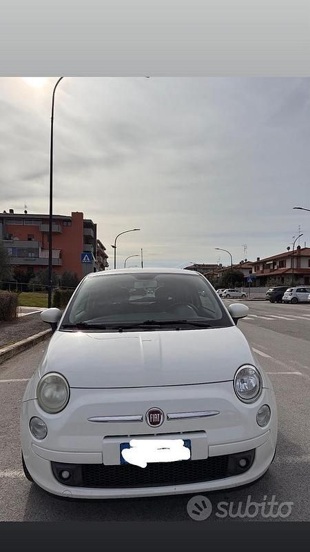 Usata Fiat 500 75 CV (55 kW) 2010 Bianco Berlina