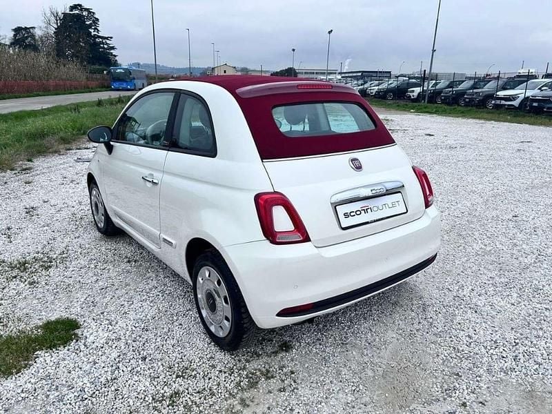 Usata Fiat 500C Pop 95 CV (69 kW) 2016 Bianco Cabrio