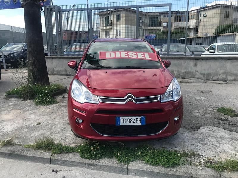 Usata Citroën C3 Feel 75 CV (55 kW) 2016 Rosso Utilitaria