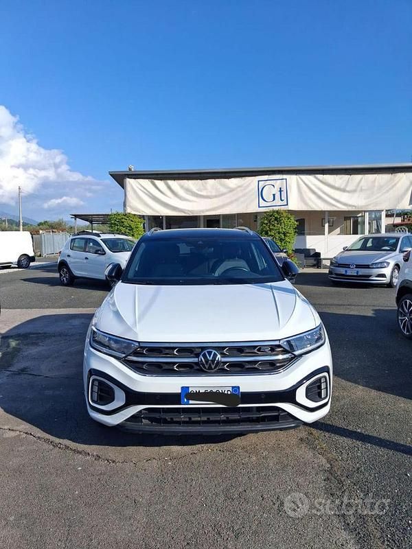 Usata VW T-Roc R-line 110 CV (80 kW) 2023 Bianco SUV