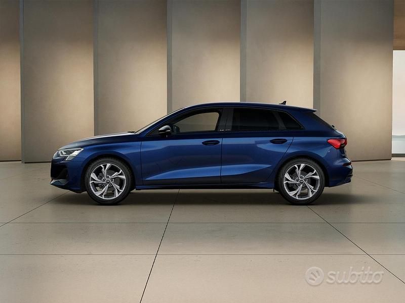 Ny Audi A3 Advanced Plus 150 HK (110 kW) 2025 Blå Sedan