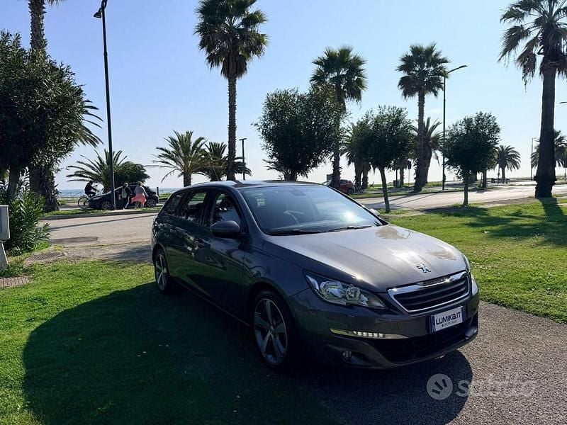 Usata Peugeot 308 Allure 120 CV (88 kW) 2016 Grigio Berlina