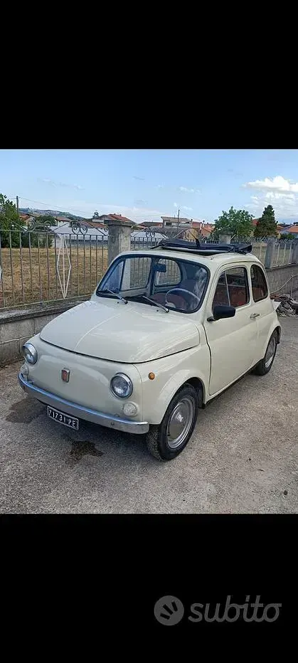 Usata Fiat 500 1960 Marrone Utilitaria