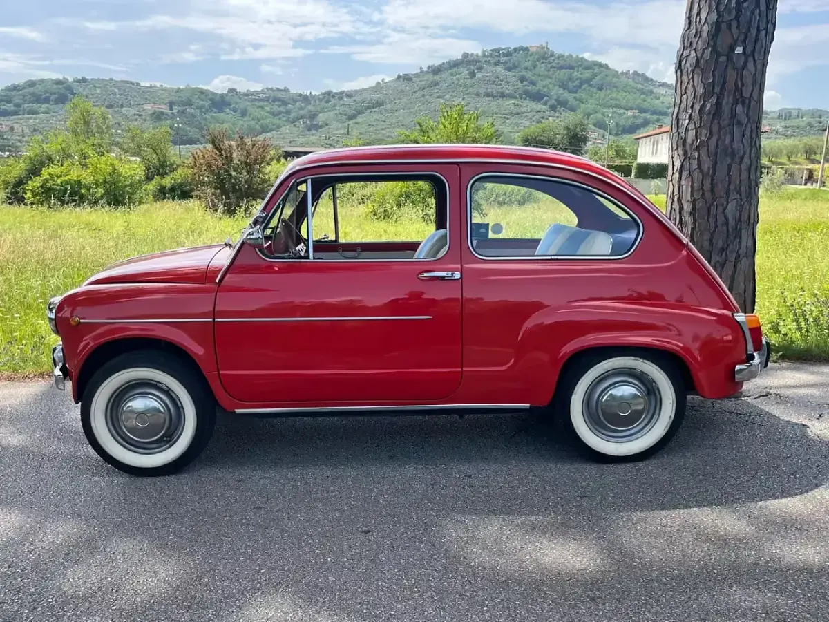 Usata Fiat 600D 1965 Rosso Utilitaria
