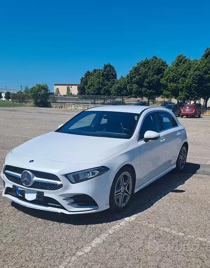 Usata Mercedes A180 AMG line 2019 Bianco