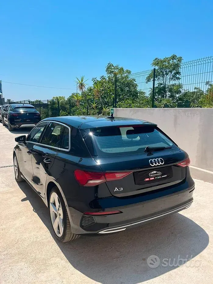 Usata Audi A3 Advanced 150 CV (110 kW) 2022 Nero Berlina