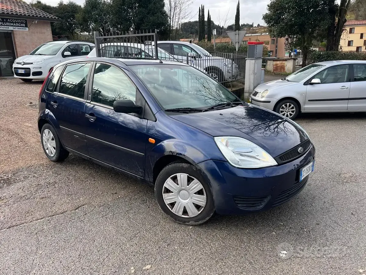 Usata Ford Fiesta Zetec 68 CV (50 kW) 2003 Blu Utilitaria