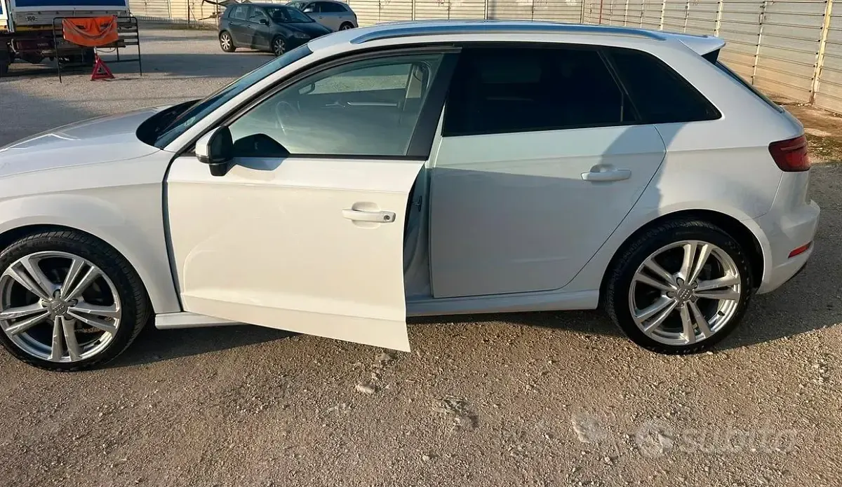 Usata Audi A3 Sport 2015 Bianco Berlina