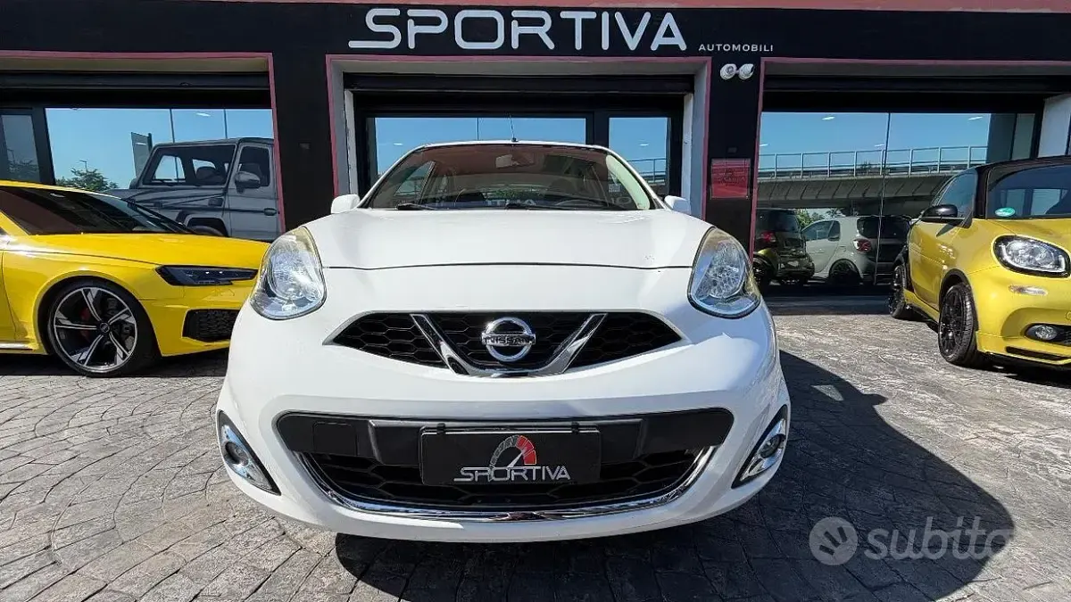 Usata Nissan Micra Acenta 80 CV (58 kW) 2016 Bianco Utilitaria