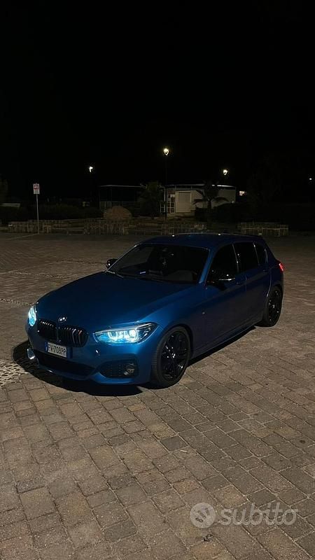 Usata BMW 114 M Sport 95 CV (69 kW) 2019 Blu Utilitaria