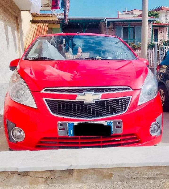 Usata Chevrolet Spark 2012 Rosso Utilitaria