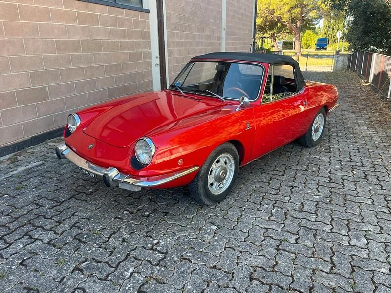 Usata Fiat 850 Sport 53 CV (38 kW) 1971 Rosso Cabrio