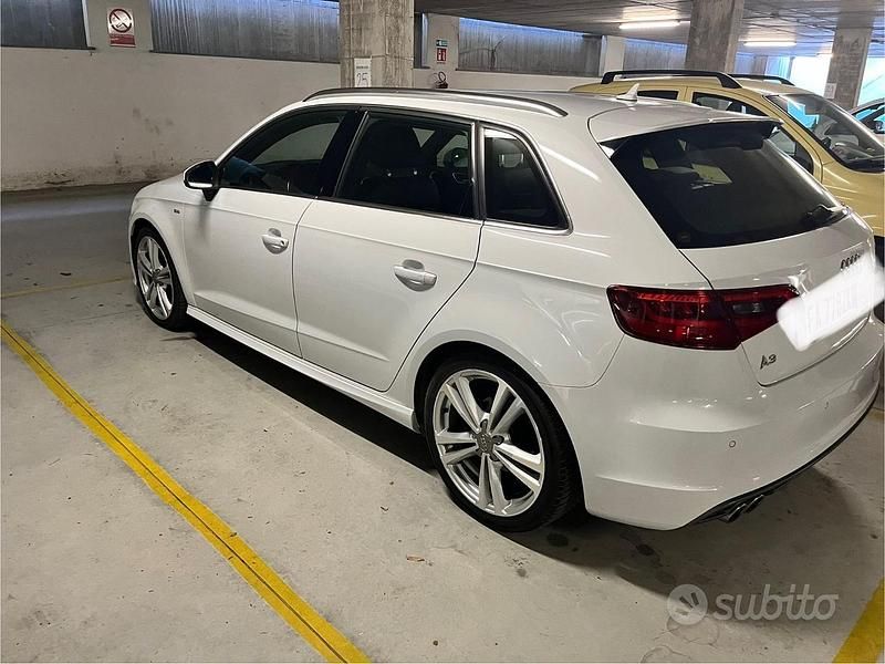 Usata Audi A3 S-Line 150 CV (110 kW) 2015 Bianco Berlina