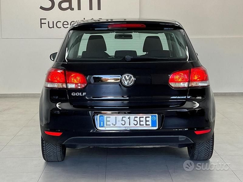 Usata VW Golf VI United 80 CV (58 kW) 2011 Nero Utilitaria