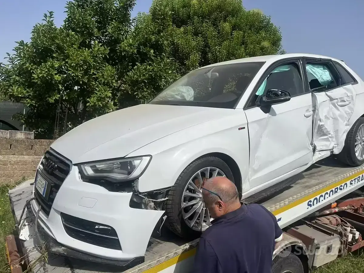 Usata Audi A3 82 CV (60 kW) 2014 Bianco Berlina