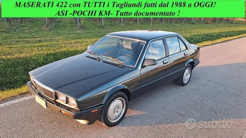 Usata Maserati 422 220 CV (161 kW) 1988 Verde Berlina