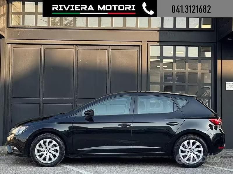 Usata Seat Leon Style 115 CV (84 kW) 2018 Nero Berlina