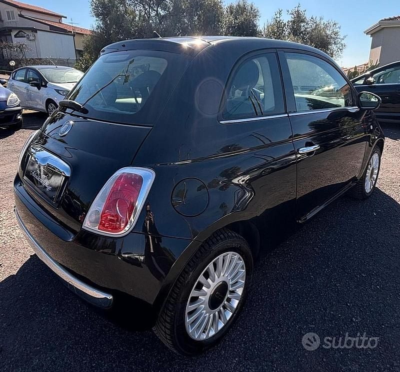 Usata Fiat 500 Lounge 69 CV (50 kW) 2012 Nero Berlina
