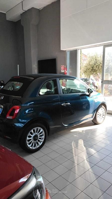 Usata Fiat 500 69 CV (50 kW) 2016 Blu Cabrio