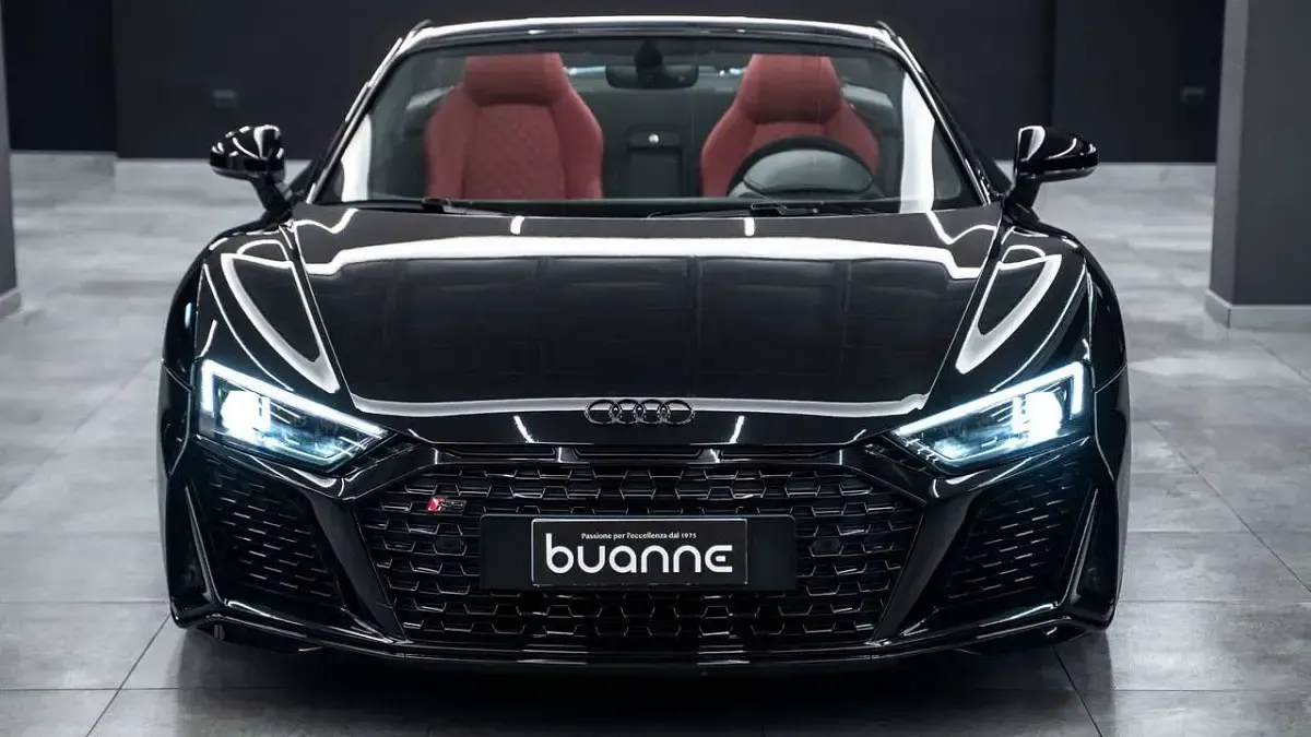 Usata Audi R8 Spyder Performance 570 CV (419 kW) 2023 Nero mito metall perlato Cabrio