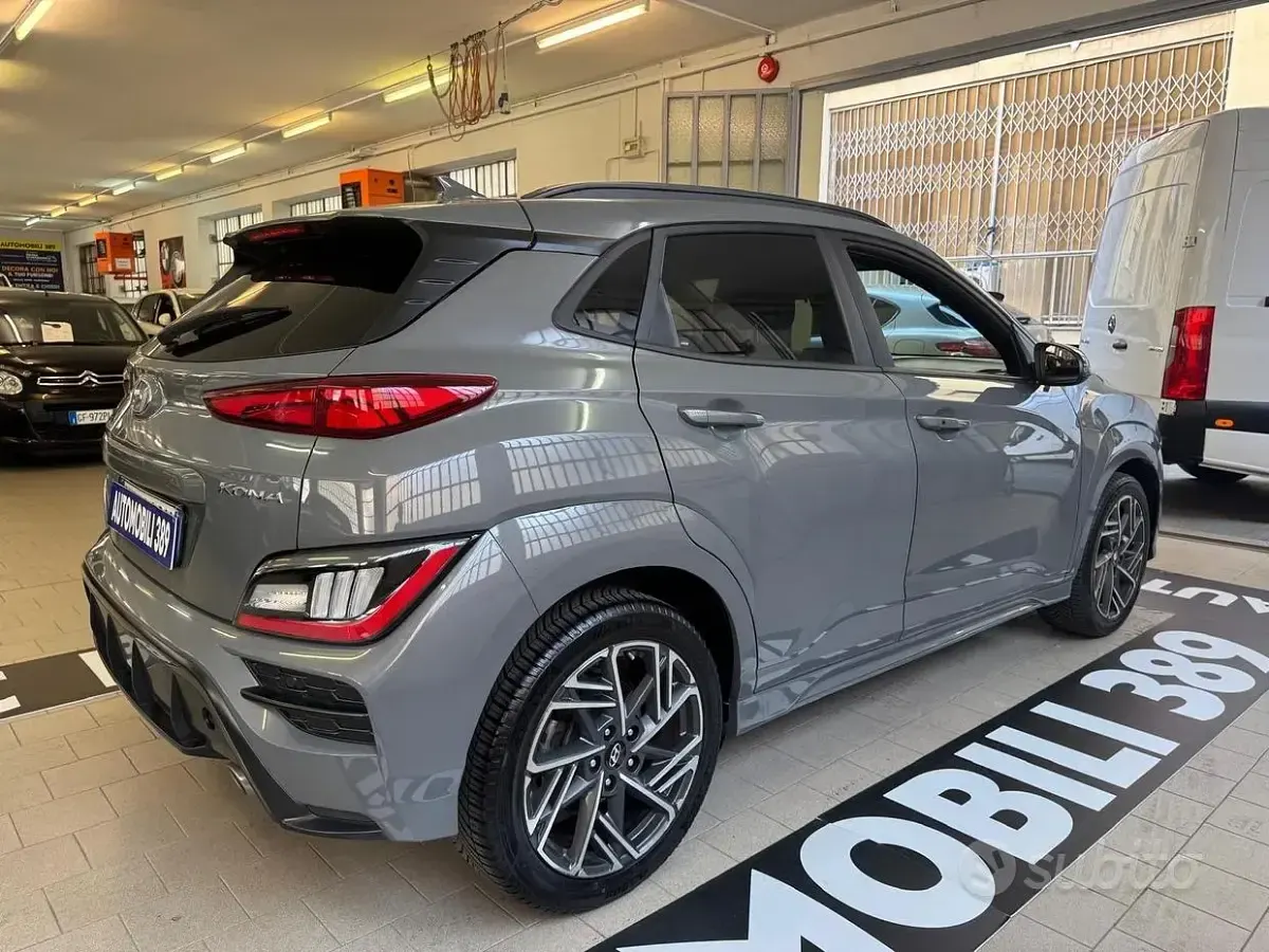 Usata Hyundai Kona N Line 120 CV (88 kW) 2023 Grigio SUV