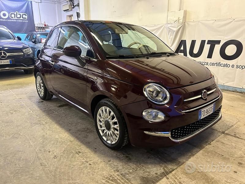 Marrone Usata 2016 Fiat 500 Lounge Tre volumi | 7900 € (Buon prezzo) - Immagine 1/4