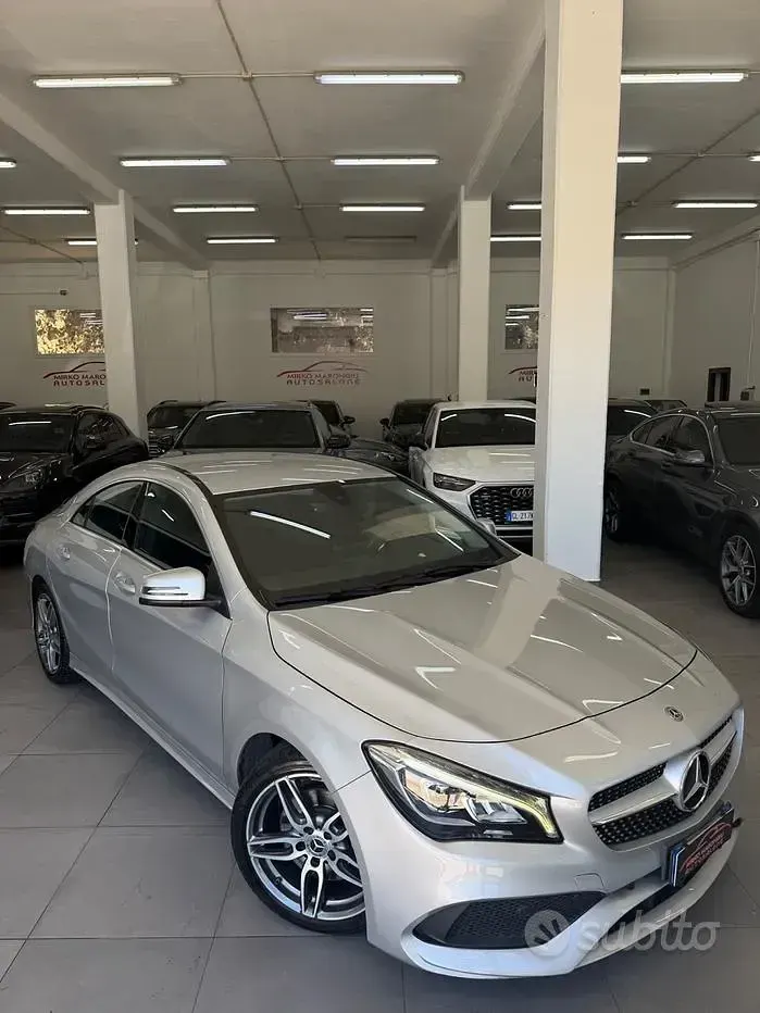 Usata Mercedes CLA220 Premium 170 CV (125 kW) 2019 Grigio Coupé