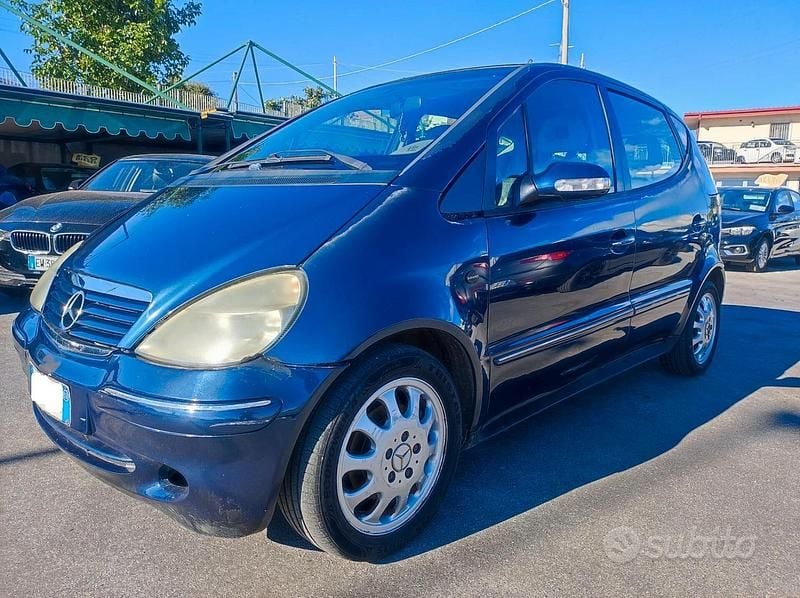 Usata Mercedes A170 Elegance 95 CV (69 kW) 2003 Blu Monovolume
