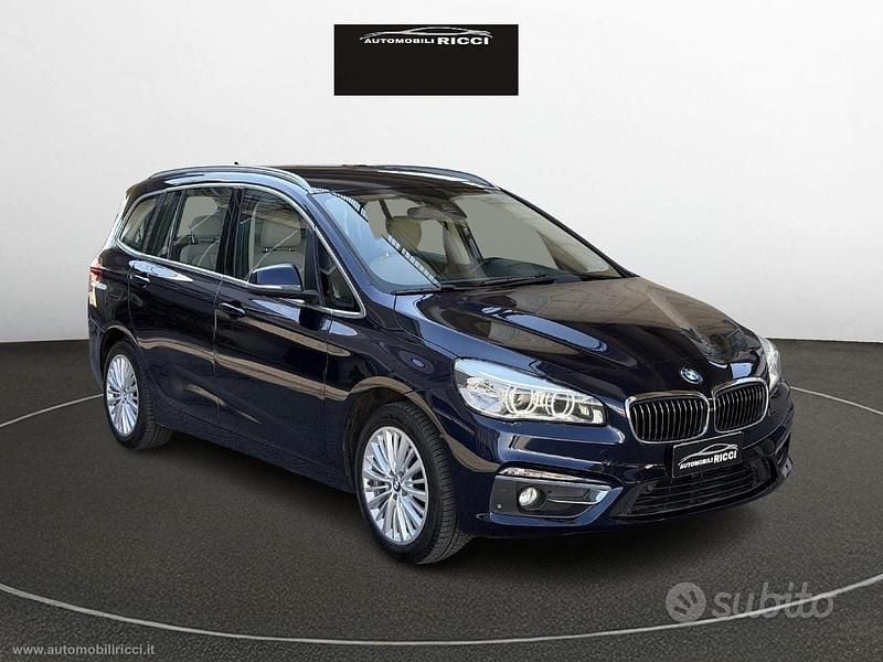 Usata BMW 216 Gran Tourer Luxury Line 116 CV (85 kW) 2015 Blu Monovolume