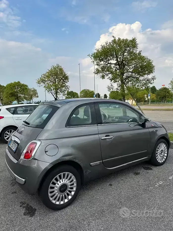 Usata Fiat 500 69 CV (50 kW) 2009 Grigio Cabrio
