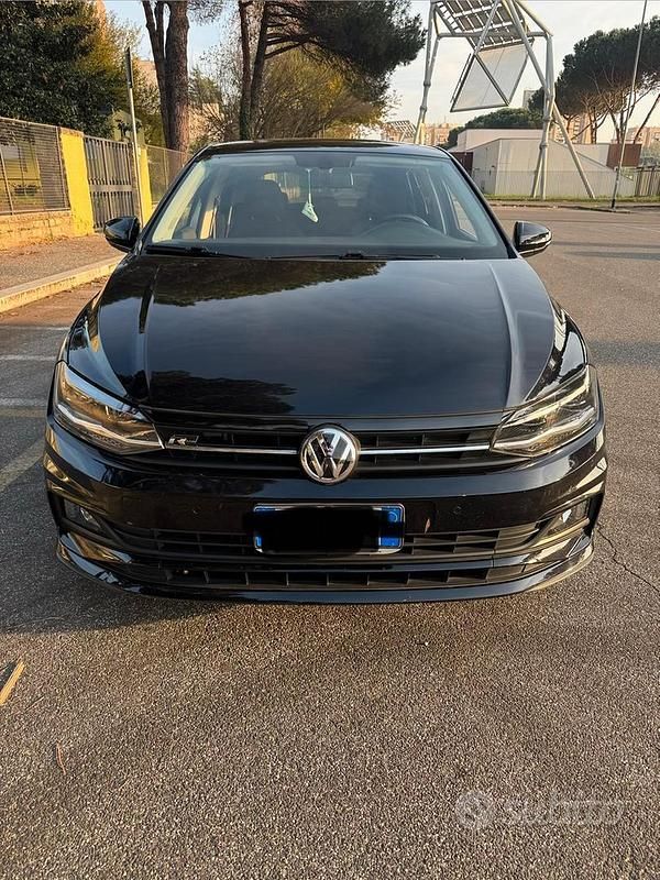 Usata VW Polo R-line 95 CV (69 kW) 2020 Nero Berlina