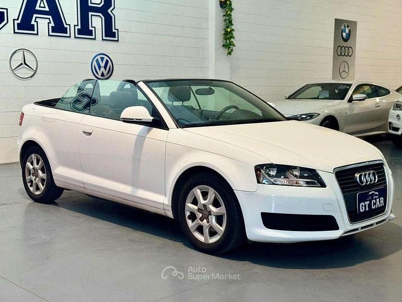Usata Audi A3 Cabriolet Ambition 105 CV (77 kW) 2008 Bianco Cabrio