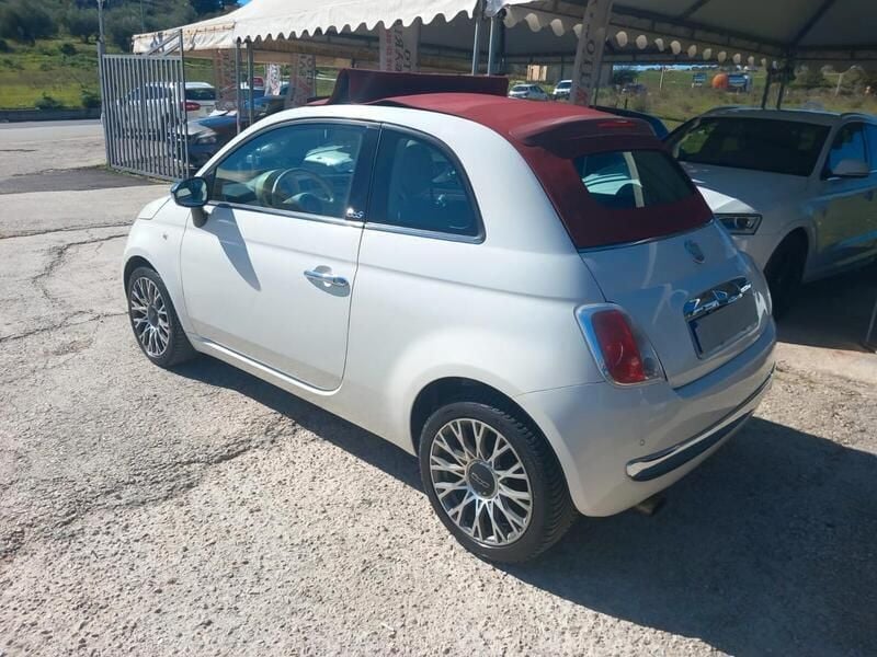 Usata Fiat 500C Lounge 75 CV (55 kW) 2009 Bianco Cabrio