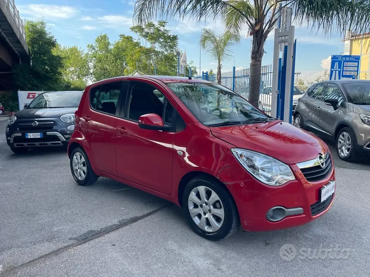 Usata Opel Agila Enjoy 86 CV (63 kW) 2009 Rosso Utilitaria