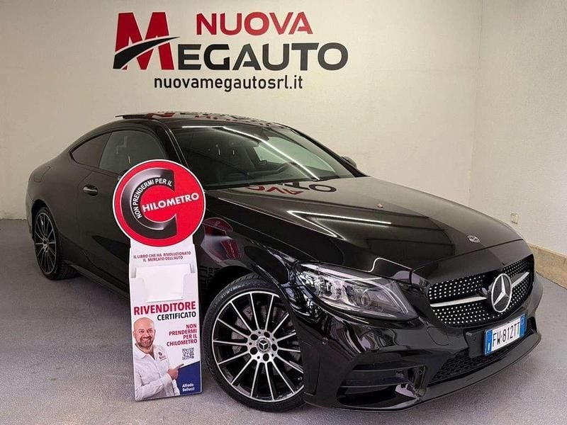 Usata Mercedes C300 Premium Plus 245 CV (180 kW) 2019 Nero Coupé
