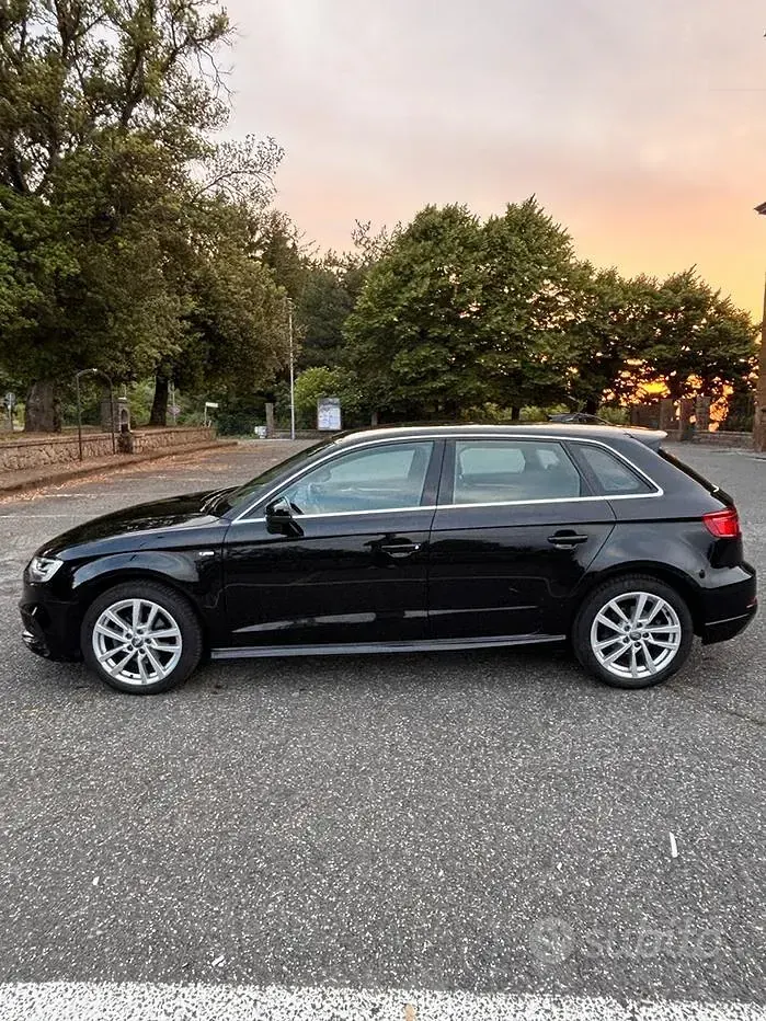 Usata Audi A3 S-Line 150 CV (110 kW) 2020 Nero Berlina
