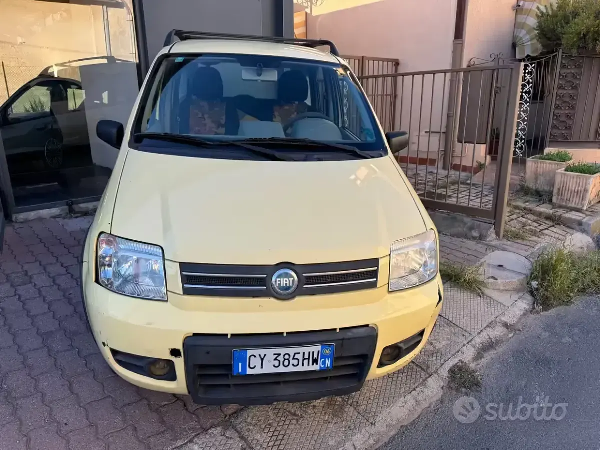 Gebraucht Fiat Panda 4x4 60 PS (44 kW) 2006 Gelb Kleinwagen
