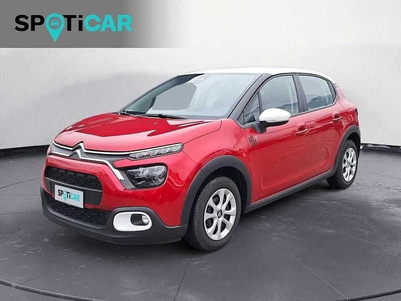 Rosso Usata 2022 Citroën C3 PureTech Due volumi | 12.400 € (Buon prezzo) - Immagine 1/4