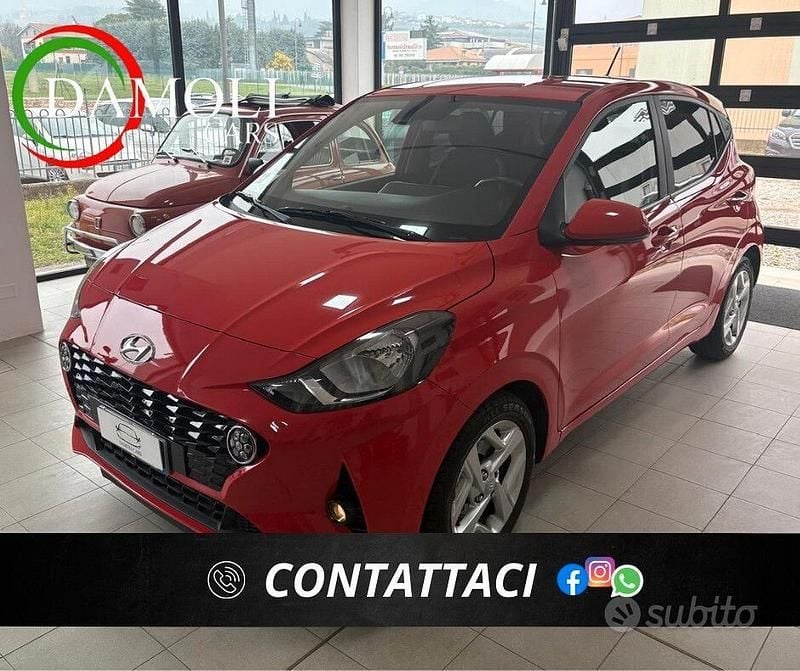 Usata Hyundai i10 Prime 67 CV (49 kW) 2020 Rosso Utilitaria
