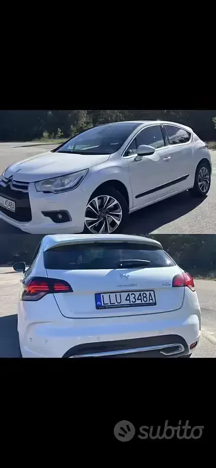 Usata DS Automobiles DS4 111 CV (81 kW) 2013 Grigio Berlina
