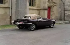 Usata Jaguar E-Type 269 CV (197 kW) 1967 Nero Cabrio