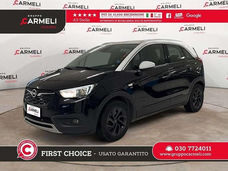 Usata Opel Crossland X S 102 CV (75 kW) 2019 Nero SUV