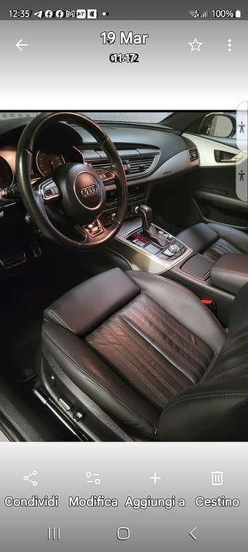 Usata Audi A7 Sportback Business Plus 320 CV (235 kW) 2016 Nero Utilitaria