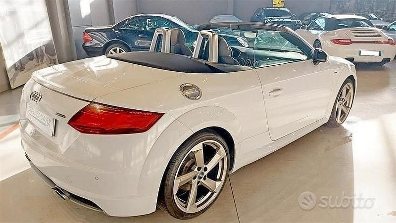 Usata Audi TT Roadster S-Line 230 CV (169 kW) 2018 Bianco Cabrio