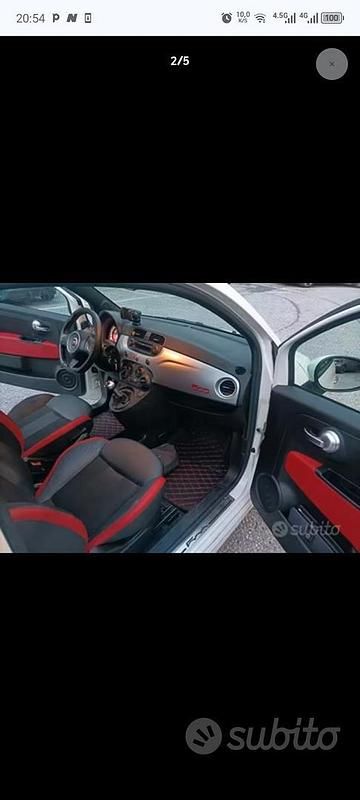 Usata Fiat 500 95 CV (69 kW) 2015 Bianco Berlina